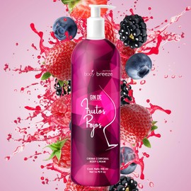 Zermat Gin de Frutos Rojos, Body Cream for Women -Gentle formula that promotes moisture retention and increases skin hydration. 16.90 Fl. Oz.