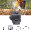 Cylinder Piston Kit Chain Saw 44.7mm Metal Set Kit for