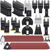 PECHAM 128PCS Oscillating tool Accessories Universal Wood Metal Cutting and