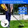 LICQIC 2 Meters 40 mm Recoil Starter Rope Pull Cord,