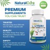 Natural Cure Labs Clean L-Lysine 600mg, 120 Capsules