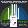 Repetidor Wifi 5g 1200mbps Rompemuros Amplificador Extensor