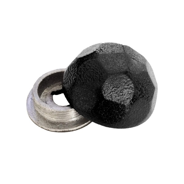 OZCO 56622 1-1/4-inch Hammered Dome Cap Nut, (10 per Pack)