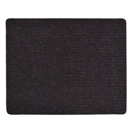 Stair Treads Collection Indoor Skid Slip Resistant Carpet Stair Tread Mat (Black, Matching Mat 24 in x 30 in)