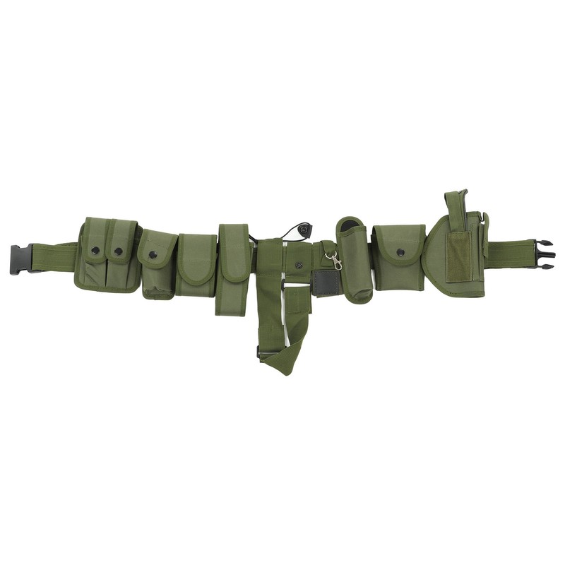 Detachable Adjustable Hunting Camping Belt with Pouch for Outdoor Activities