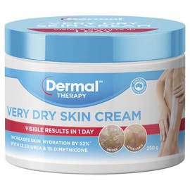 Dermal Therapy Very Dry Skin Cream for Optimum Hydration | Provides Deep Moisturisation for Severely Dry Skin on the Arms, Legs, Elbows and Back | 250g