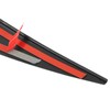 2PCs Front Headlight Eyebrow Cover Car Exterior Trim Replacement for