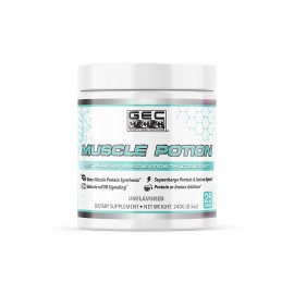 GEC Poción Muscular Post Entrenamiento Creatina Leucina Velositol 240g Sin Sabor Nuevo