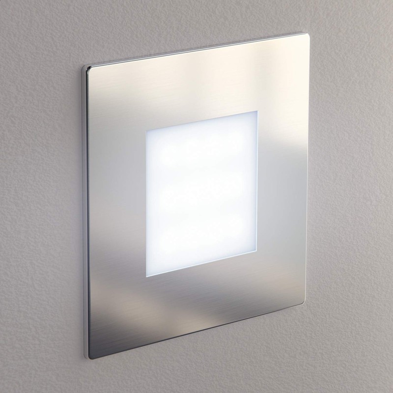 ledscom.de LED stair light, FEX stair lighting, square, 8.5 x