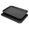MANCHAP 6 Pack 16 x 12 Inch Black Plastic Fast