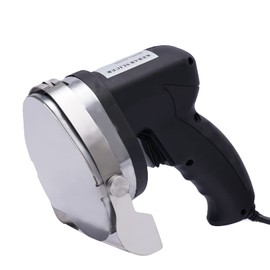 Electric Auto Shawarma Gyro Doner Kebab Slicer Cutter 2 Blades US Plug 80W, 420 and 304 Stainless Steel Gyros Machine Meat Cutter