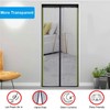 Reliancer Fiberglass Magnetic Screen Door 38"x82" Large Magnet Patio Door