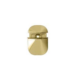 CRL Brass Adjustable Glass Shelf Bracket - Pair