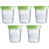 MAM Set of 5 Milk and Food Containers - Durable