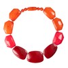 ZAVANA Colourful Statement Necklace for Women, Handmade Boho Chic Chunky
