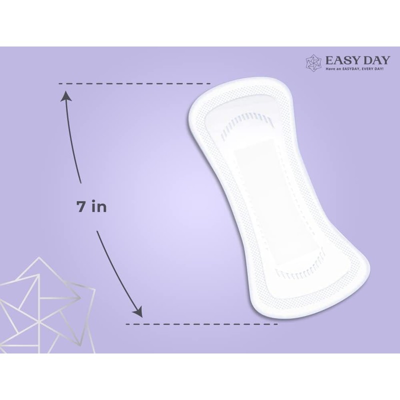EasyDay Long Unscented Odour-Free Pantiliners, Superior Coverage, Invisible (Pack, 36,