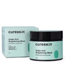 Cureskin Under Arm Brightening Cream Mask with Papaya & Sweet Orange | Dark Underarms & Hyperpigmentation | Under Arm Whitening Cream for Women & Men | Under arm Dark Removing Cream