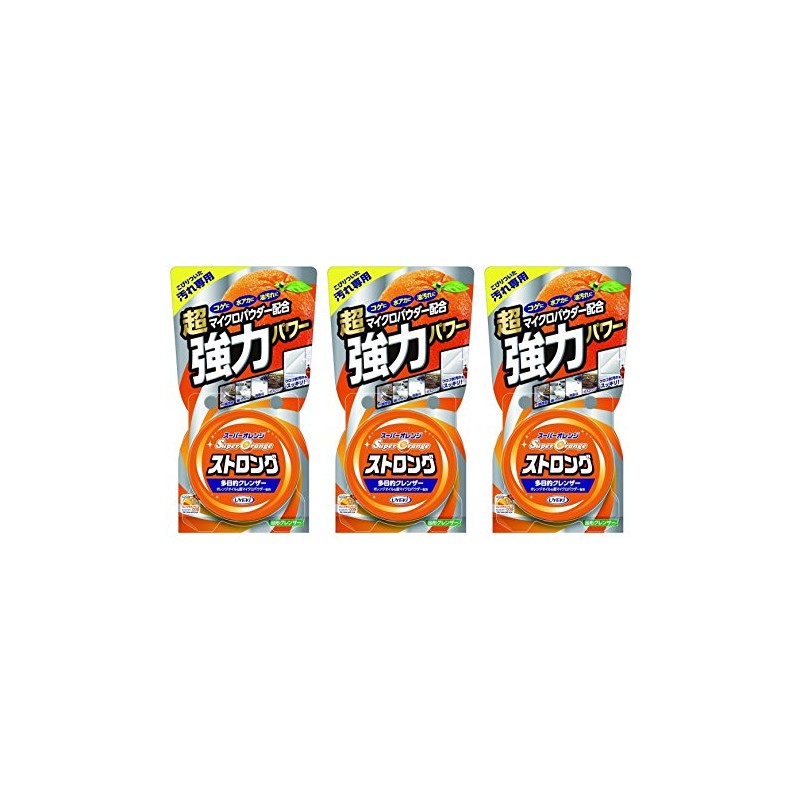 UYEKI Super Orange Strong 95g Multi-Purpose Cleanser Set of 3