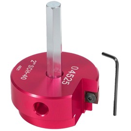 PPR200 PVC Pipe Reamer 2-Inch Head with 3/8-Inch Hex Shaft compatible with Standard 1/2" Drills, Plastic Pipe Fitting Reamer Plumbing Tool for SCH40 PVC, ABS, CPVC Socket Saver