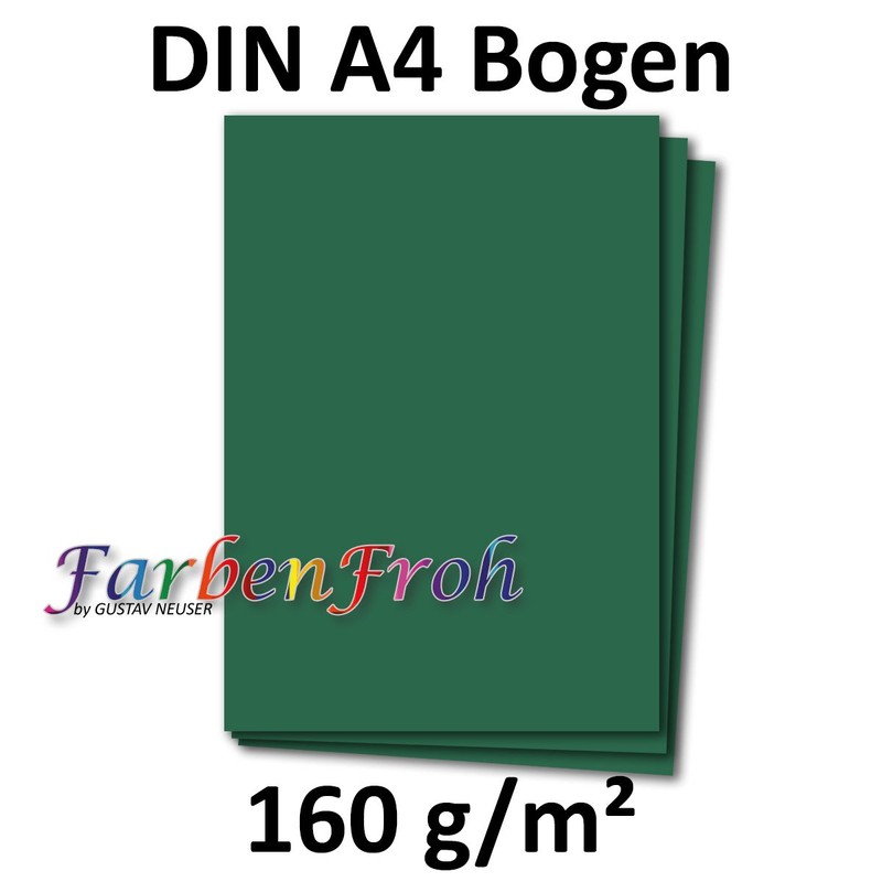 A4 paper sheet Plano sheet 160 g/m² FarbenFroh Gesamtparent