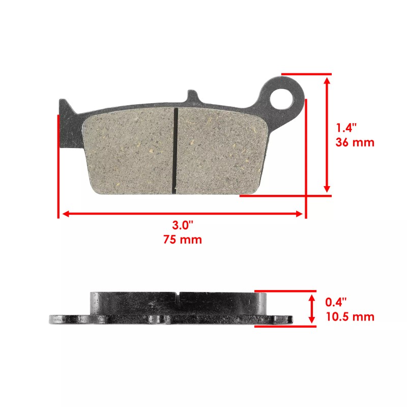 Celox Front Rear Brake Pads for Suzuki RM125 1996 1997