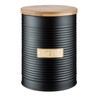 Typhoon Otto Black Tea Storage, Matte Black and Gold, 1.4