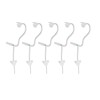 5pcs Sound Amplifier Tubes Single Layer Eartips Replacement Accessory Reduce