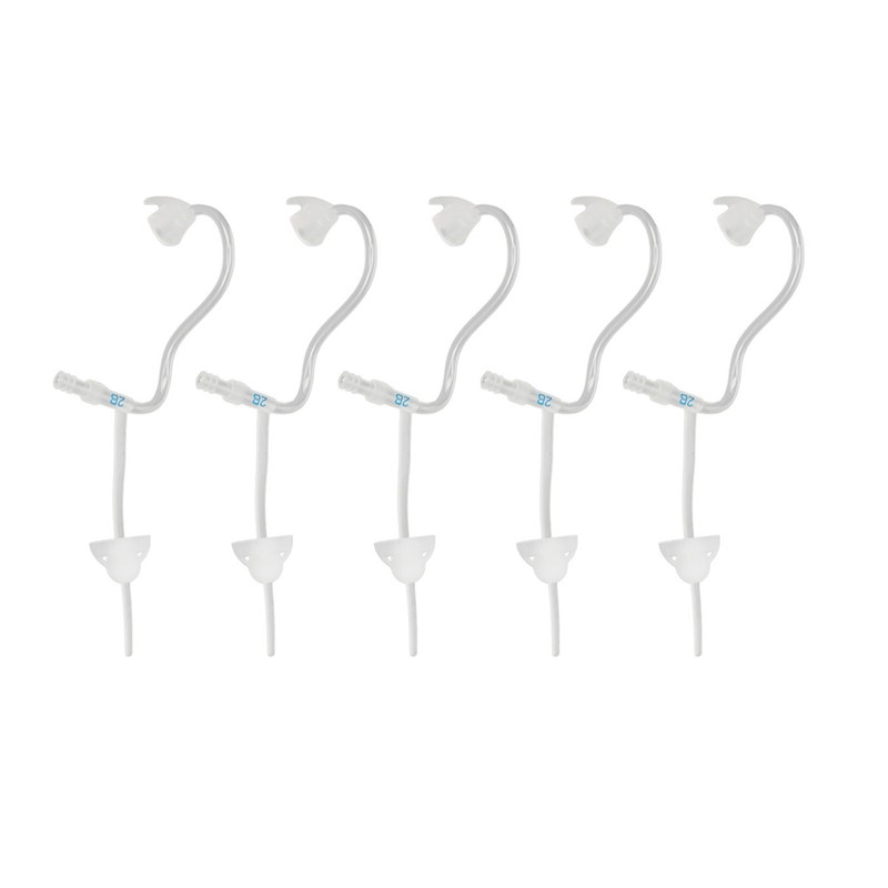 5pcs Sound Amplifier Tubes Single Layer Eartips Replacement Accessory Reduce
