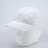 Plain Basic Bold Cotton Adjustable Dad Hat Baseball Cap (White)