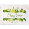 Half a Donkey Happy Easter with Daffodils Large Cotton Tea