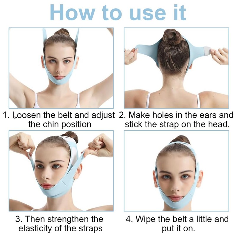 RAMGLYO Beauty Face Sculpting Sleep Mask, V Shape Face, V
