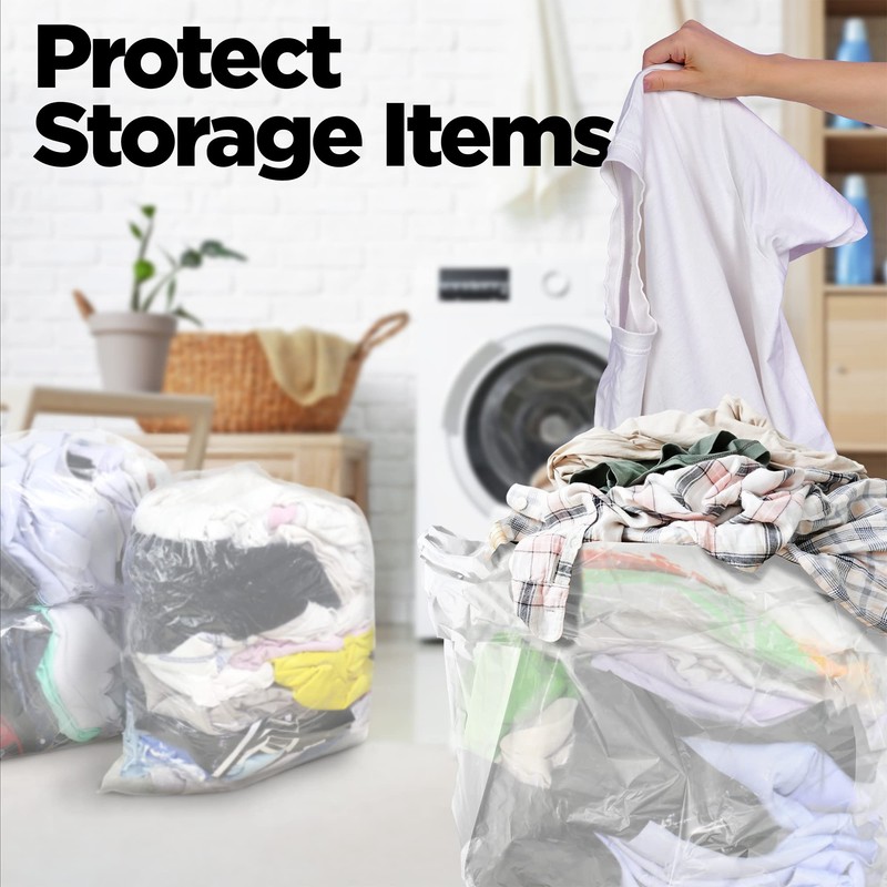 ToughBag 55-60 Gallon Contractor Trash Bags, 2.5 Mil Heavy Duty