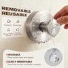 2 Pack Suction Cup Hooks for Shower Stainless Steel, Suction
