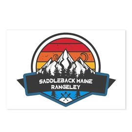 CafePress Saddleback Maine Rangeley Maine Postcards (Package of 8), 6"x4" Printed Note Card
