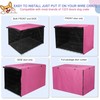Deblue Heavy-Duty Dog Crate Cover, Privacy Pet Kennel Cover Universal