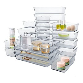 Organizador De Cajones Joyas Maquillaje 25 Pzas De Plástico