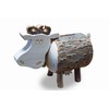 Waldfabrik Natural Wooden Cow-Shaped Money Bank, Traditional Craftsmanship, Creative Gift