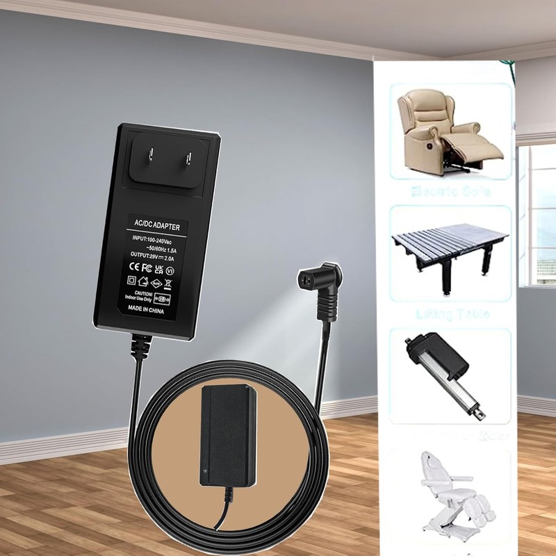 Electric Recliner Power Supply, Suitable for Lifting Chairs, Recliner Sofas,