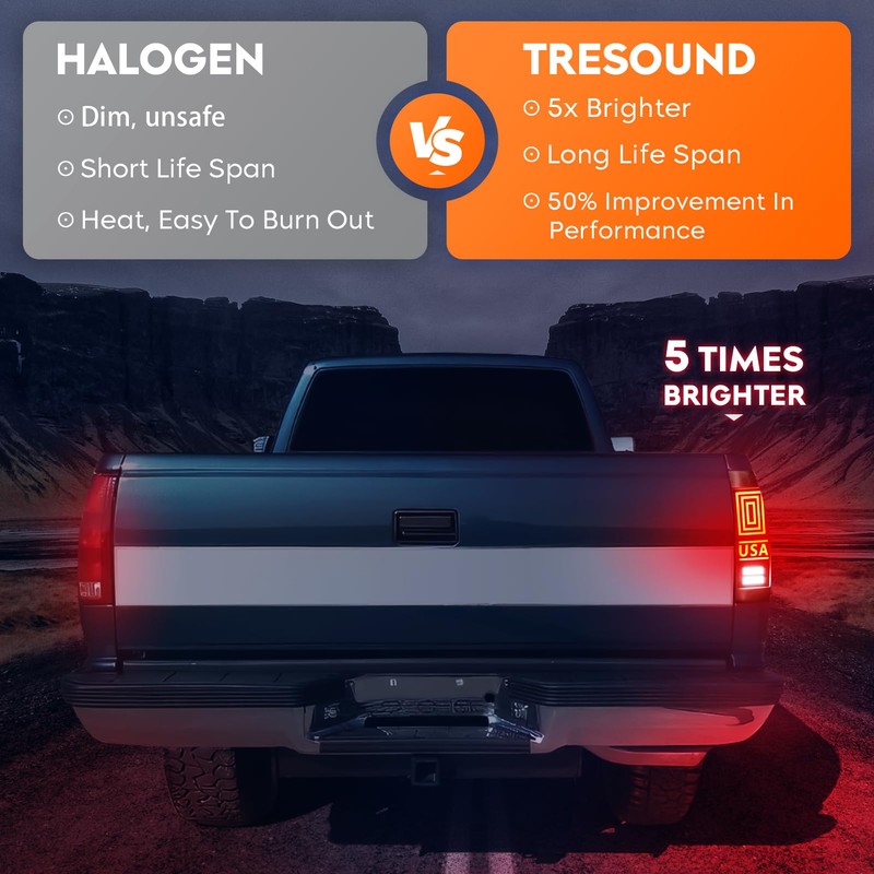 Tresound LED Tail Light for Dodge RAM 1500 2007-2008, for