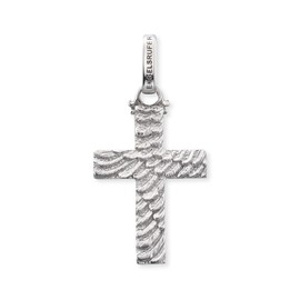 Engelsrufer Women's Pendant 925 Sterling Silver Rhodium-Plated CROSS Wings Small Erp-Cross - 3