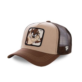 Capslab Looney Tunes Taz Trucker CL-LOO-3-TAZ2, Mens, czapki z daszkiem, Brown,