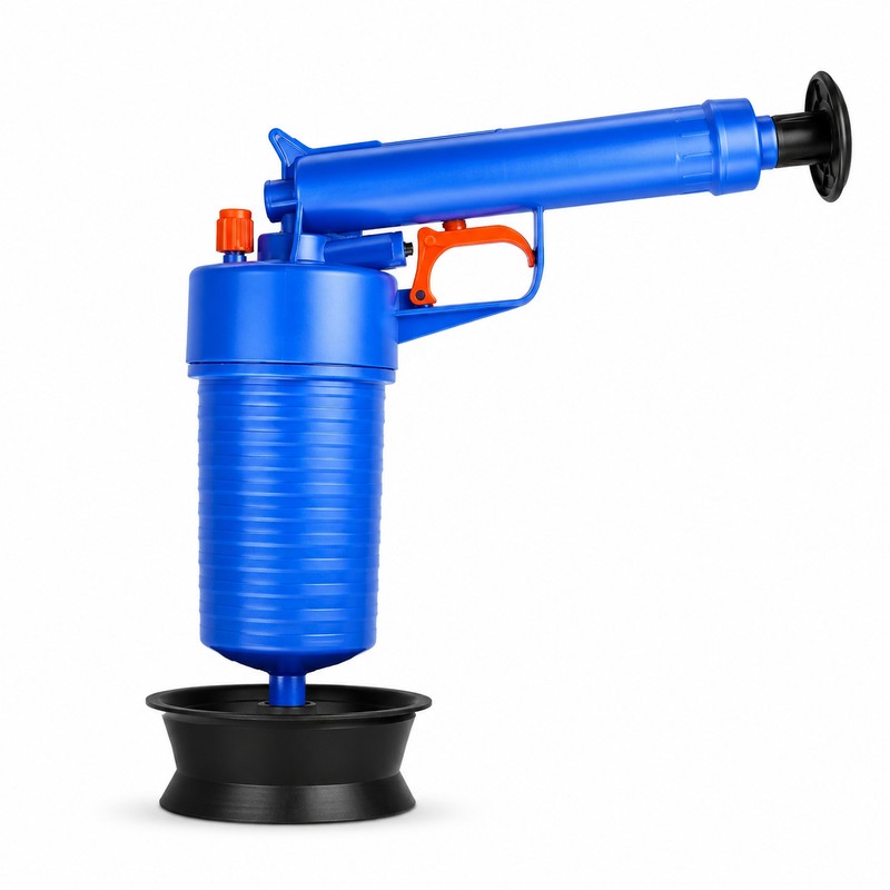 Pressure Drain Plunger for Clog Removal – Manual Pump Cleaner