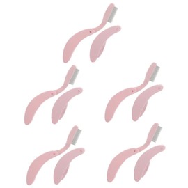 FRCOLOR 5sets Makeup Lash Separator Brush Metal Comb for Eyelash Separation and Styling 2pcs*5