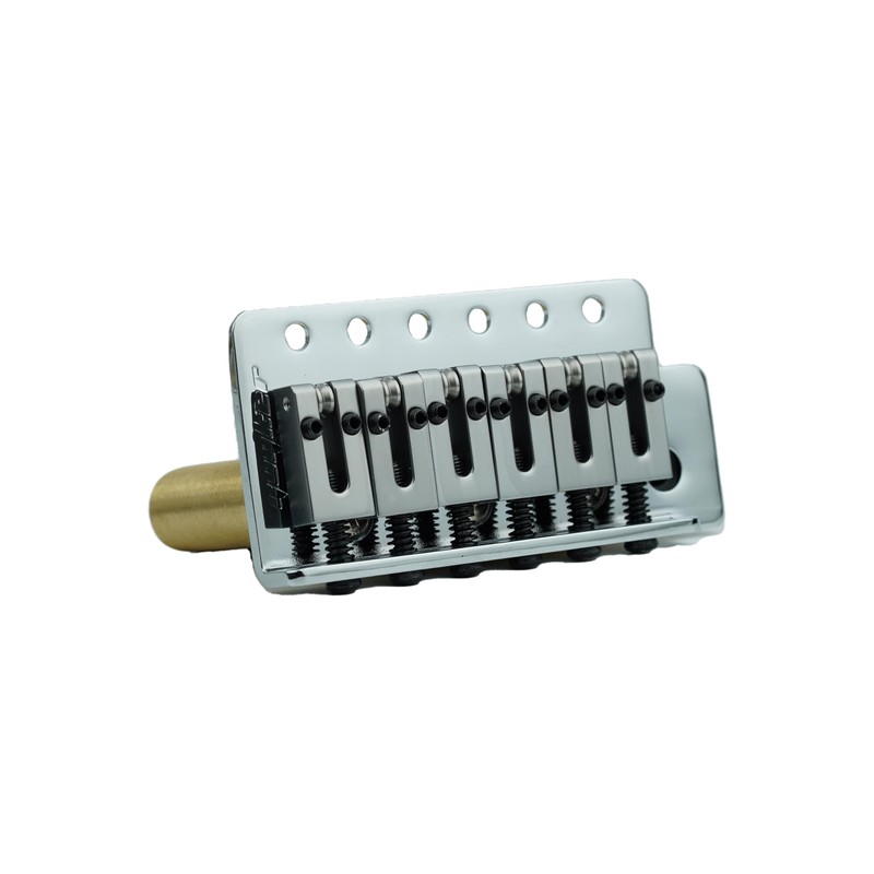 Guyker Guitar Tremolo Bridge with Brass Roller Saddle String Space