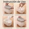 IMOOD Dispensador de Jabón para Cocina con Soporte de Esponja,