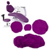 PU Dental Chair Cover Waterproof Protective Case Protector Dental AccessoryPurple