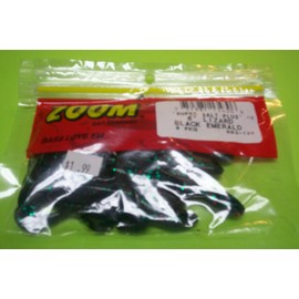 Zoom Bait 6-Inch Lizard Bait-Pack of 9 (Black Emerald)