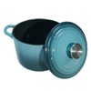 Flavehc Dutch Oven Pot with Lid 1.8 qt Cast Iron