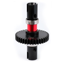 39T Differential Spool Locker Upgrade Parts for Arrma 1/7 Felony Limitess Infraction Mojave 1/8 Kraton Notorious Outcast Talion (Red)