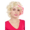 GLAMOUROUS Lady Fashion Quality Wig WILD CURLS curly PLATINUM BLOND/w